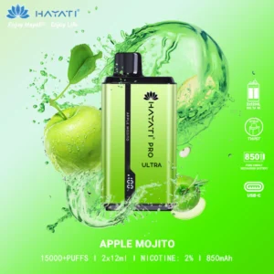 Hayati Pro Ultra 15000 Apple Mojito Disposable Vape