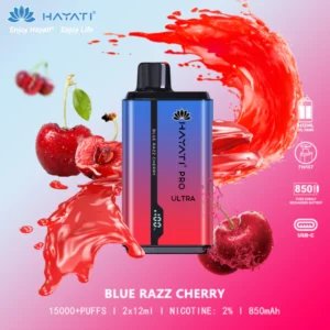 Hayati Pro Ultra 15000 Blue Razz Cherry Disposable Vape