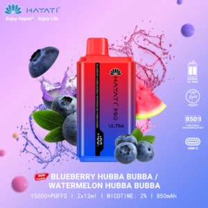 Hayati Pro Ultra 15000 Blueberry Hubba Bubba / Watermelon Hubba Bubba