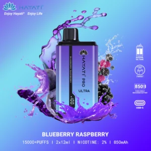 Hayati Pro Ultra 15000 Blueberry Raspberry