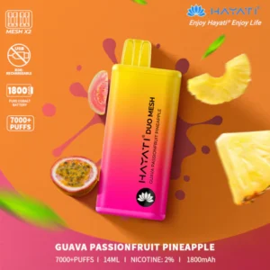 Hayati Duo Mesh 7000 Guava Passion Fruit Pineapple