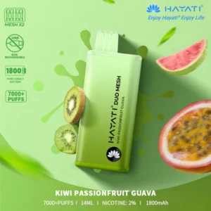 Hayati Duo Mesh 7000 Kiwi Passionfruit Guava
