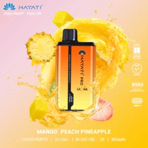 Hayati Pro Ultra 15000 Mango Peach Pineapple