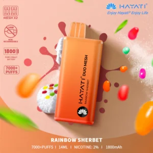 Hayati Duo Mesh 7000 Rainbow Sherbet