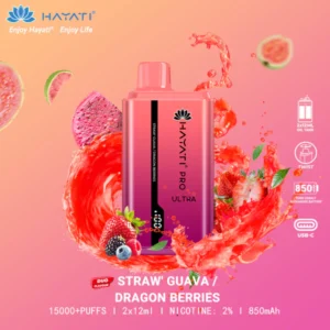 Hayati Pro Ultra 15000 Strawberry Guava / Dragon Berries