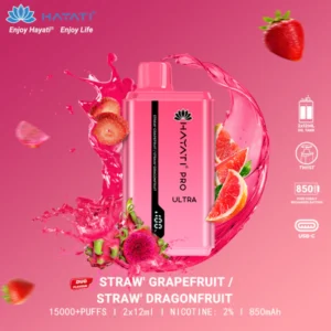 Hayati Pro Ultra 15000 Strawberry Grapefruit / Strawberry Dragonfruit